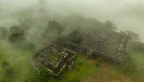 Preah Vihear Temple Magic Fogg, Cambodia